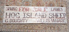 Hog Island Contemporary Hand Painted Sign Art Mike Bridges Eastern Shore Of Va picture