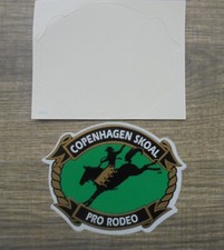 COPENHAGEN SKOAL PRO-RODEO DECAL/STICKER FRONT ADHESIVE 4X3 