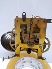 Waterbury Clock Co. Antique Vintage Metal Clock Mechanism USA Pat’d 1910-1914 picture