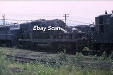 Original 35mm Kodachrome Slide PRR Pennsylvania Railroad Train Juniata Shop 1966 picture