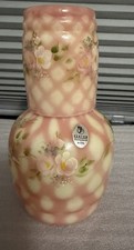 FENTON diamond optic Burmese smooth Tumble up smooth Circle of Love 28/51 2001 picture