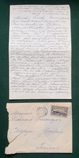 Grand Duchess Olga Romanov Imperial Russian Antique Signed Letter Paris 1935 picture