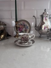 Vintage Johnson Bros Heritage Hall StaffordShire England ~ Teacup and Saucer picture