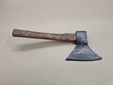 Vintage Goosewing Bearded Broad German Hatchet Axe Handmade Forged Rare picture