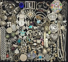 Vintage Junk Drawer Lot Mixed Metals Miscellaneous Collectibles picture