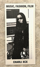Charli XCX Music Fashion Film Global Listening Events Photo Card Promo Exclusive picture
