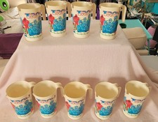 1981 Tron Vintage Pitchers Set of 9 in original bag Walt Disney  Coca Cola Coke picture