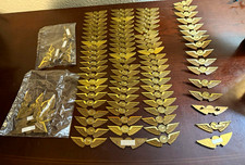 Vintage Northwest Airlines NWA Junior Pilot Wings Pins Badges Lot of 103 NOS picture