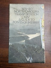 Vintage 1979-80 North Carolina Official State Highway Department Road Map picture