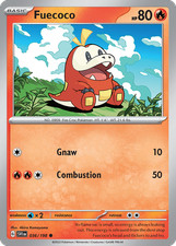 FUECOCO C REVERSE HOLO 036/198 SCARLET & VIOLET POKEMON NM/M picture