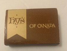 Vintage Hy’s Of Canada Matchbox Full Unstruck Matches Souvenir Ad Chicago picture
