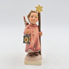 Goebel Hummel Christmas Song Figurine 343 Angel Star Lantern Vintage TMK 6 picture