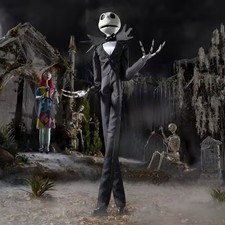 Jack Skellington 6.5 FT Animated Deluxe Life Size Halloween Decor picture