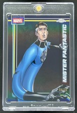 2026 Topps Chrome Marvel Comics Black Refractor #079 Mister Fantastic /10 picture