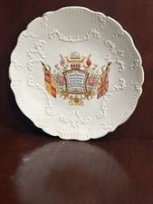 Antique Plate Queen Victoria 60 Reign Diamond Jubilee 1897 William Lowe Dish HTF picture