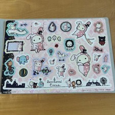 NK San-X Capsule toy Sticker All Stars Jumbo Sealdas 2 Sentimental Circus picture