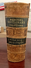 1863 Webster’s Unabridged Dictionary New Pictorial Edition Illustrations. picture
