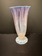 Signed Tiffany Studios Opalescent Pastel Violet Iced Tea Glass picture