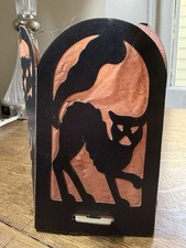 Vintage Antique 1920s-1930s Beistle Halloween Silhouette Lantern picture