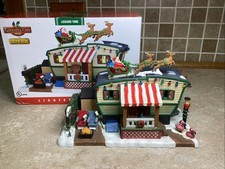 Lemax Coventry Cove “Leisure Time” Lighted Building- Box And Light Cord- EUC picture