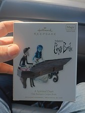 2010 Hallmark Tim Burton Corpse Bride A Spirited Duet Magic Ornament Set picture