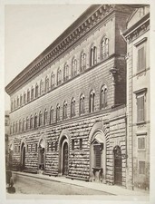 Albumen Print Medici Palazzo Riccardi, Florence Italy c1880 Photograph picture