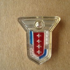 Mercury 1955 Montclair Emblem Crest Old Car Replacement Part New Old Stock Vtg picture
