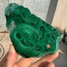 240G Natural Green Malachite Slab Quartz Crystal piece Ore Specimen Healing picture