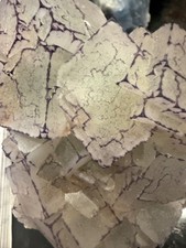 QR Code Flourite Cluster Crystal Purple Green Phantom 596g Guizhou picture