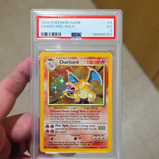 1999 Pokémon Game Charizard Holo 4/102 PSA 3 English Cert 146066391 picture