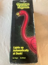RARE Artline 30” Light Up Blow Mold Plastic Flamingo 2002 Y2K Works As-Is picture