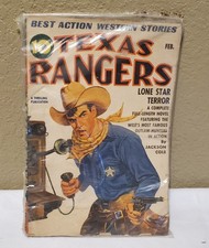 Texas Rangers Feb 1940 Lone Star Terror Comic Book Cowboy Western Decor Sealed picture