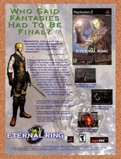 2001 Eternal Ring PS2 Original Advertisement / Retro Promo v1 picture