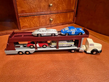 Schuco Piccolo | HISTORICS RACING | Mercedes-Benz L 6600 Transporter + 4 Cars picture