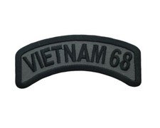Vietnam 1968 Veteran United States 3.5 inch Patch IV2420Y68 F5D20L picture