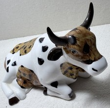 CowParade Cookies 'n Cream Cow Figurine #7305 2003 Westland w/ Box & Tag Retired picture