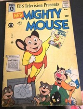 MIGHTY MOUSE #82 1959-PINES COMIC-INFINITY COVER CBS-TV FN picture