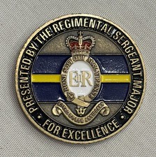 QE2 British, Royal Horse Artillery, Excellence Enameled Challenge Coin picture
