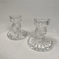 Beautiful Waterford Crystal Candle Candlestick Holders picture