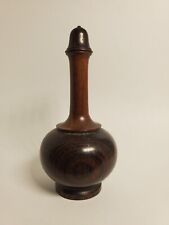 Antique Treen Wood-Turned Glove~Wig Powder Shaker picture
