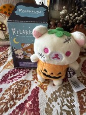 Rilakkuma Spooky Halloween Plush Keychain Korilakkuma Pumpkin Blind Box New picture