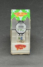 Vintage Hawaiian Tropic Promo Wrist Watch in Box Holder Sunscreen Suntan Lotion picture