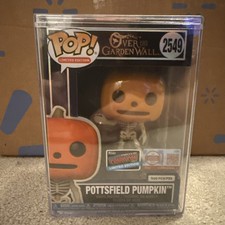 Funko Pop Pottsfield Pumpkin Over The Garden Wall LE 500 NYCC 2026 CON STICKER picture