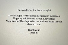 CUSTOM LISTING FOR JASONSTANG96 picture