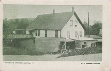 Turnbull's Creamery Lowell Vermont VT 1912 Dairy Plant Smokestack Postcard picture