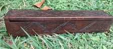 Carved heirloom Wooden Jewelry Keepsake box Bali Indonesia picture