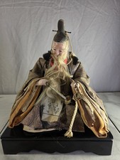 Antique Japanese Musha Ningyo Samurai Warrior Doll Takenouchi no Sukune Art picture