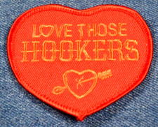 Original 70s NOS Vintage LOVE THOSE HOOKERS Header 3