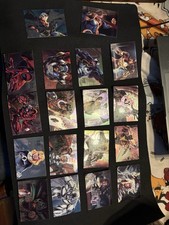 1994 Marvel Universe Flair Power Blast -complete Set Of 18. picture