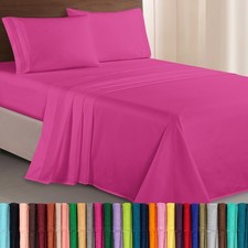 Elegant Comfort Luxurious 1500 Premium Hotel California King, Hot Pink picture